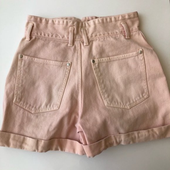 Vintage Distressed Pink Denim Shorts - Picture 6 of 6